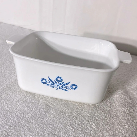 Vintage Corningware Blue  Cornflower 6 Cup P4 Pan Rectangle Casserole Dish - Picture 5 of 16